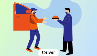 Who Pays For Doordash Refunds? - an illustration of a delivery driver and customer