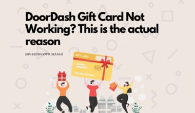DoorDash Gift Card Not Working? This is the actual reason